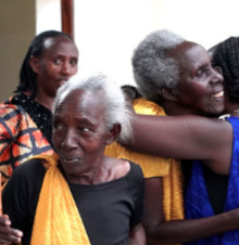 Gwiz'Ineza Foundation with older people in the community